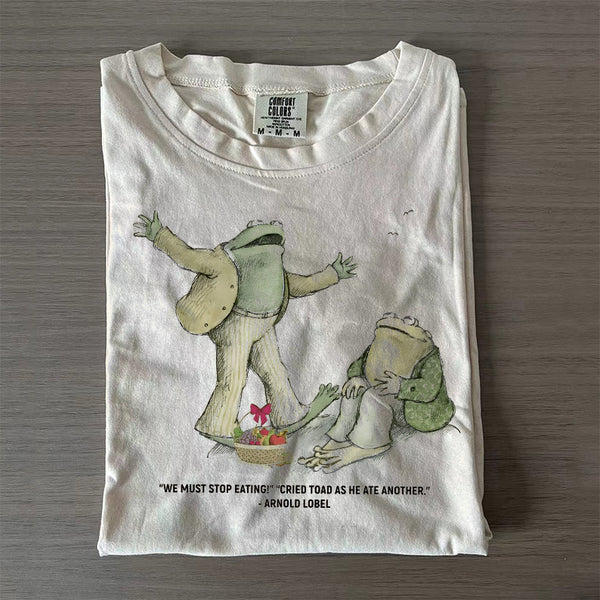 Frog And Toad Retro Funny Frog T-shirt